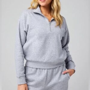 FABLETICS women’s Cozy Fleece 1/2 Zip Sweatshirt